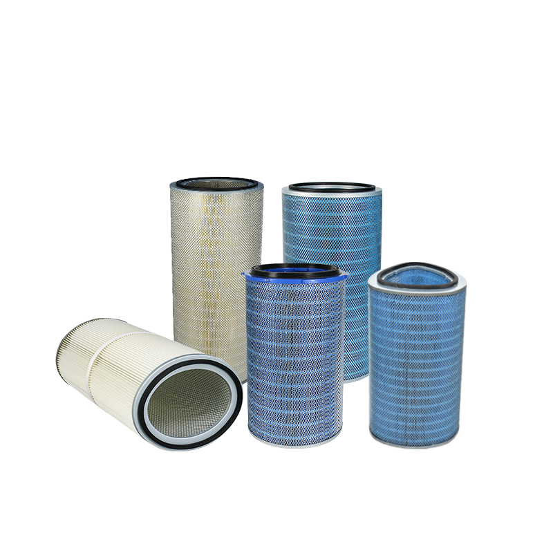 Factory Supply Cement Silo Industrial Air Filter Cartridge Polyester Pulse Dust Cartridge Filter