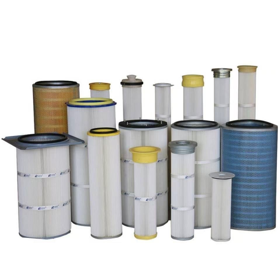 Factory Supply Cement Silo Industrial Air Filter Cartridge Polyester Pulse Dust Cartridge Filter
