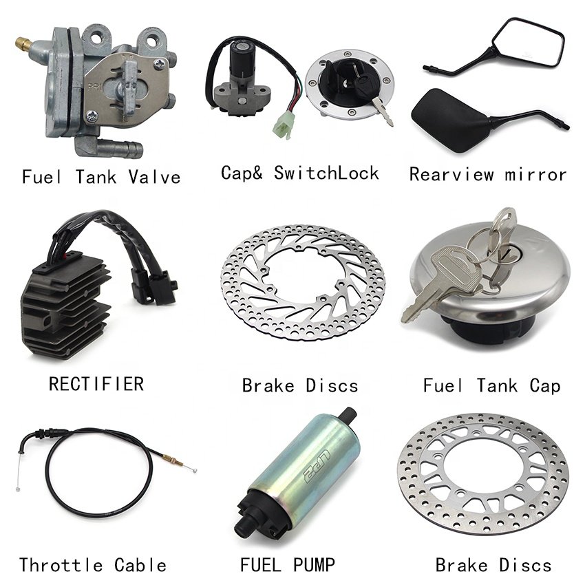 Wholesale SUZUKI Motorcycle Parts for Suzuki air Filter Stator Coil Rectifier Starter Motor Mirror Suzuki Motorcycle Spare Parts