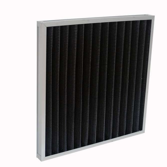 Odor Removal Activated Carbon Pleated Air Filter