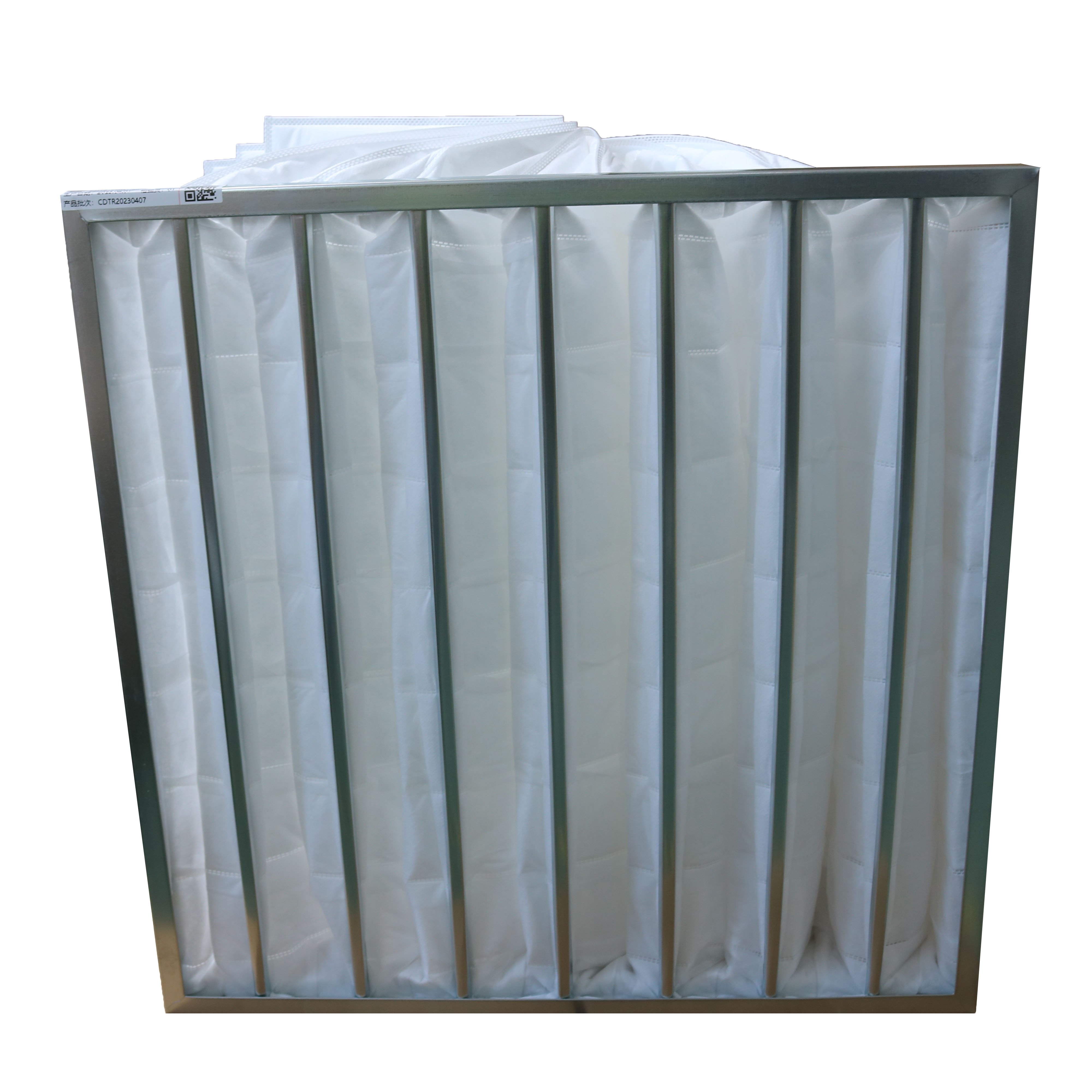 Medium Efficiency Filter Aluminum Frame Air Pocket Bag Air Filters Media for Air Conditioning Filter