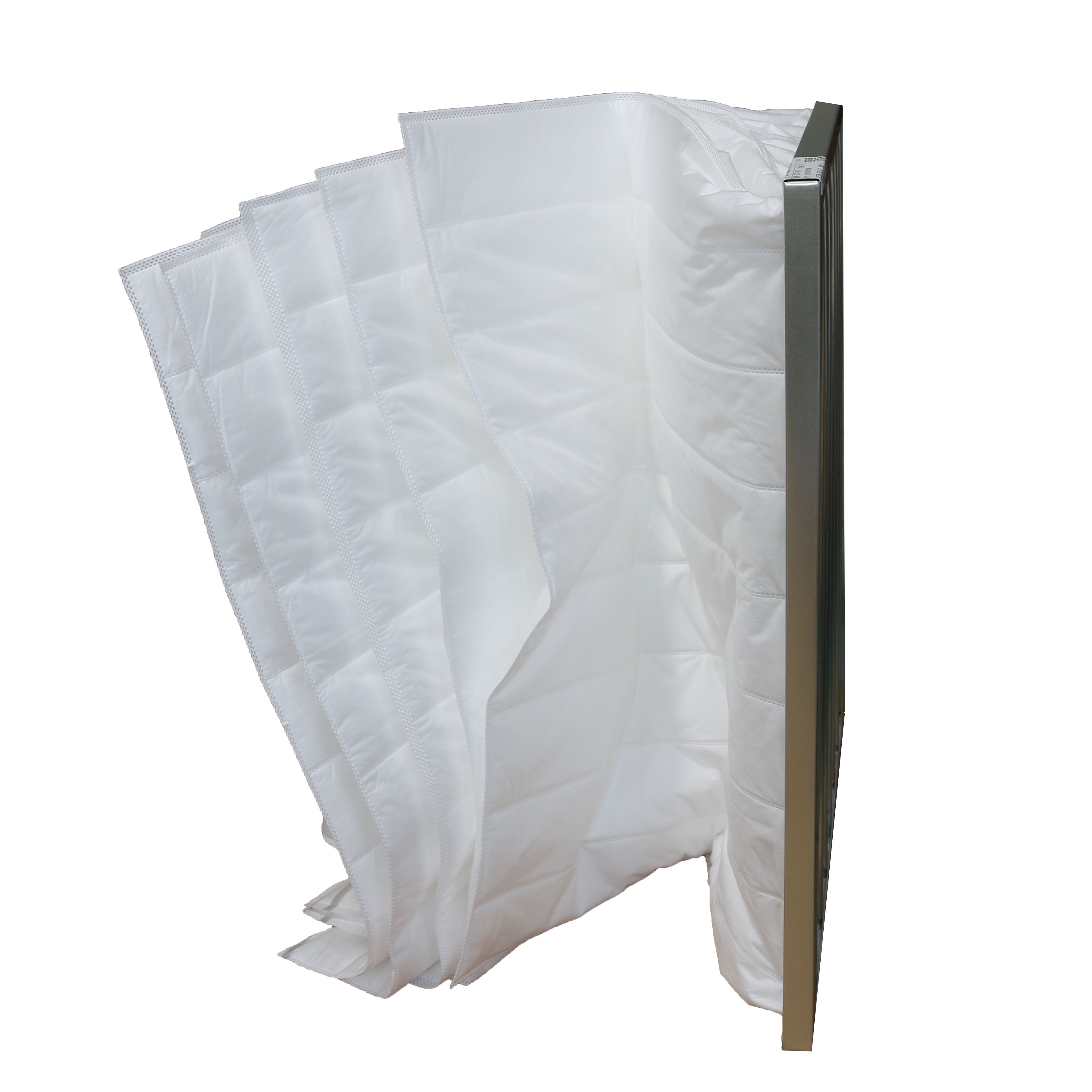 Medium Efficiency Filter Aluminum Frame Air Pocket Bag Air Filters Media for Air Conditioning Filter