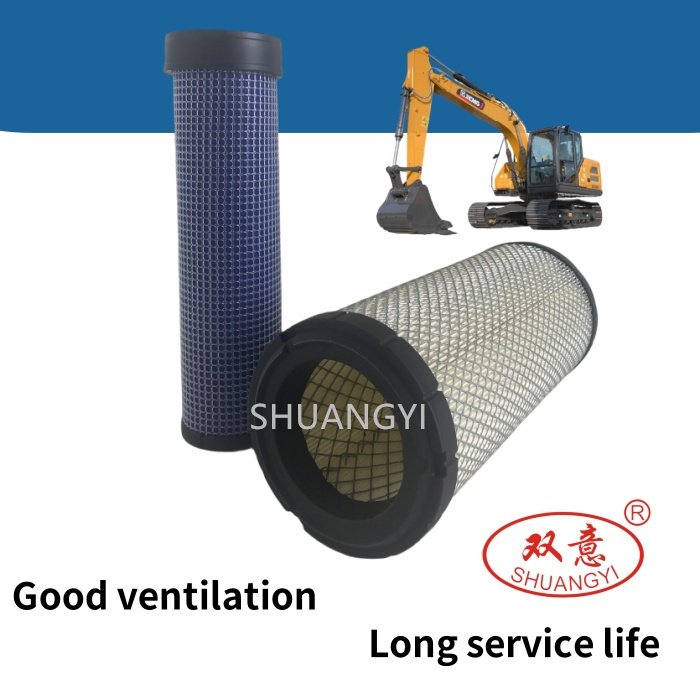 Double Deck Air Filter Forklift Parts P822768 PU1330 SB3091 1348726 AF25436 Suitable for 5103 5105 5200 5203 5205 5210 3120