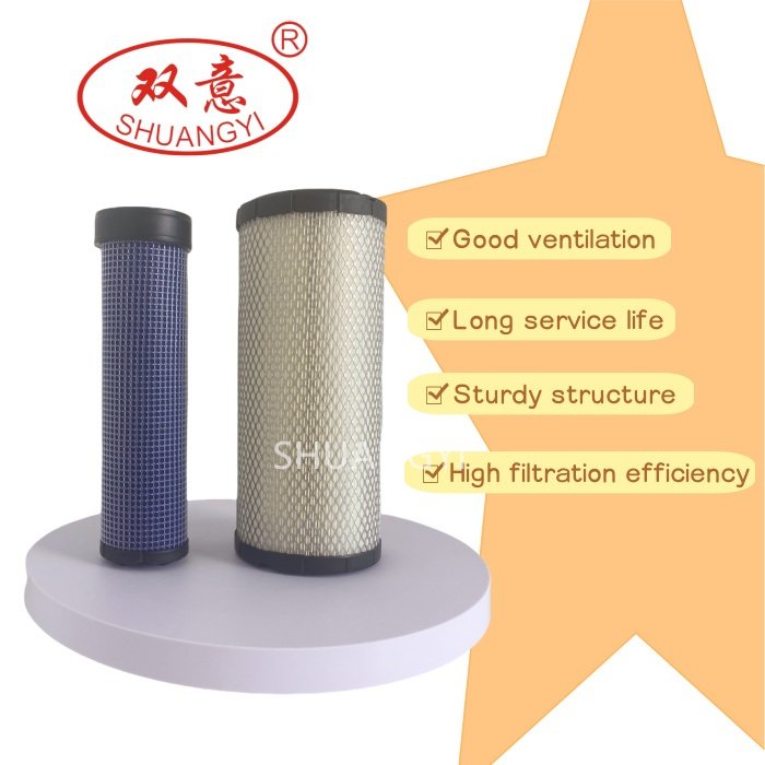 Double Deck Air Filter Forklift Parts P822768 PU1330 SB3091 1348726 AF25436 Suitable for 5103 5105 5200 5203 5205 5210 3120