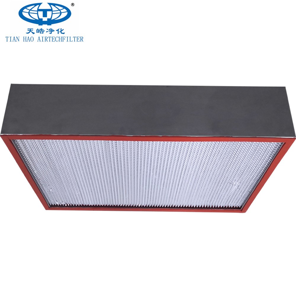High Temperature Resistant Cleanroom Air Purifier Laminar Air Flow Hood HEPA Unit Clean Room H14 H13 HEPA Air Filter