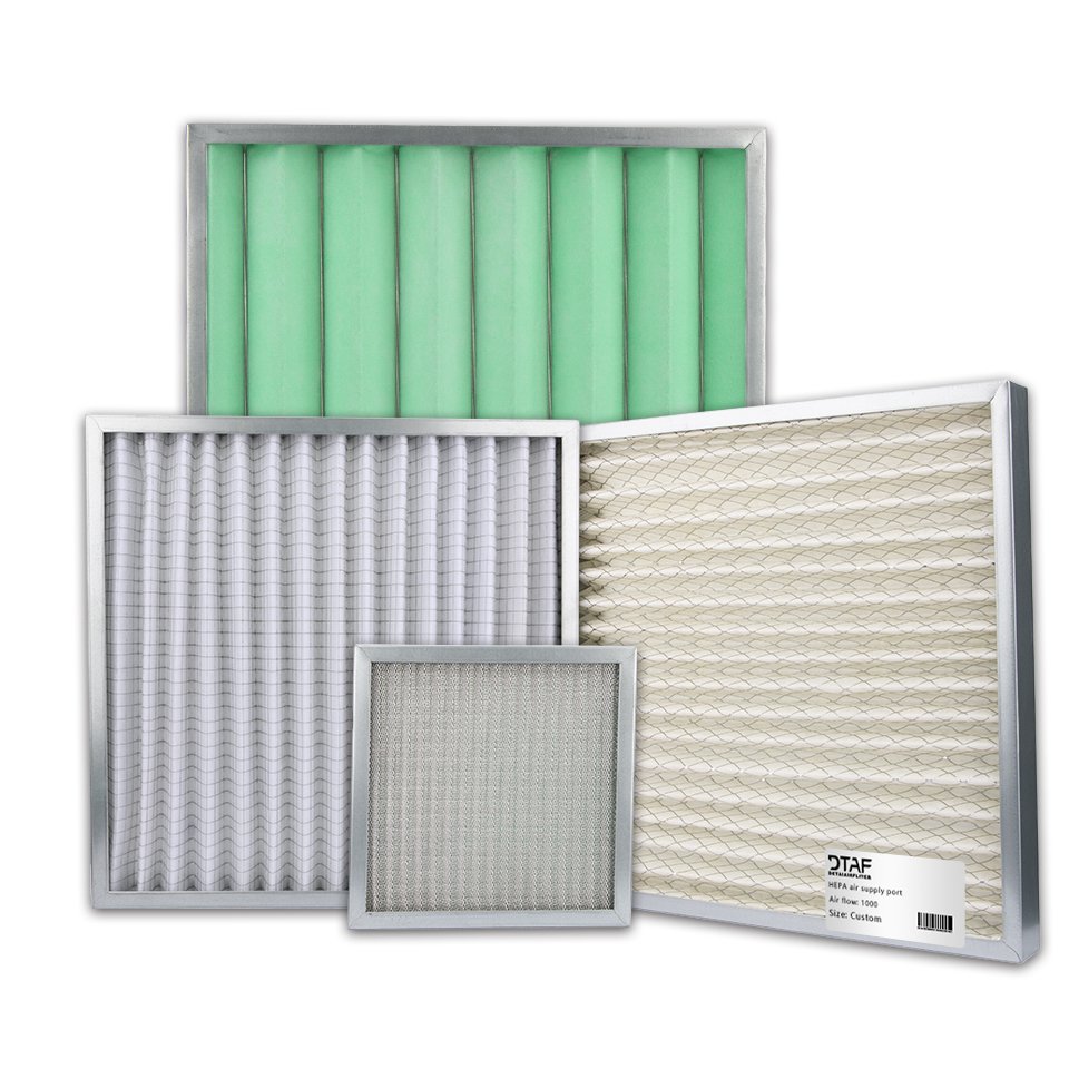 Wholesale Customized Size OEM HVAC Aluminum Alloy Reusable Pleated Air Filter for New Metal Mesh Wavy Media Filter
