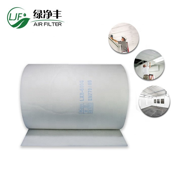 Hot Selling M5 600g Ceiling Filter for Auto Spray Ceiling Filter En 779 Din 53438 F5 Ceiling Filter for Spray Booth
