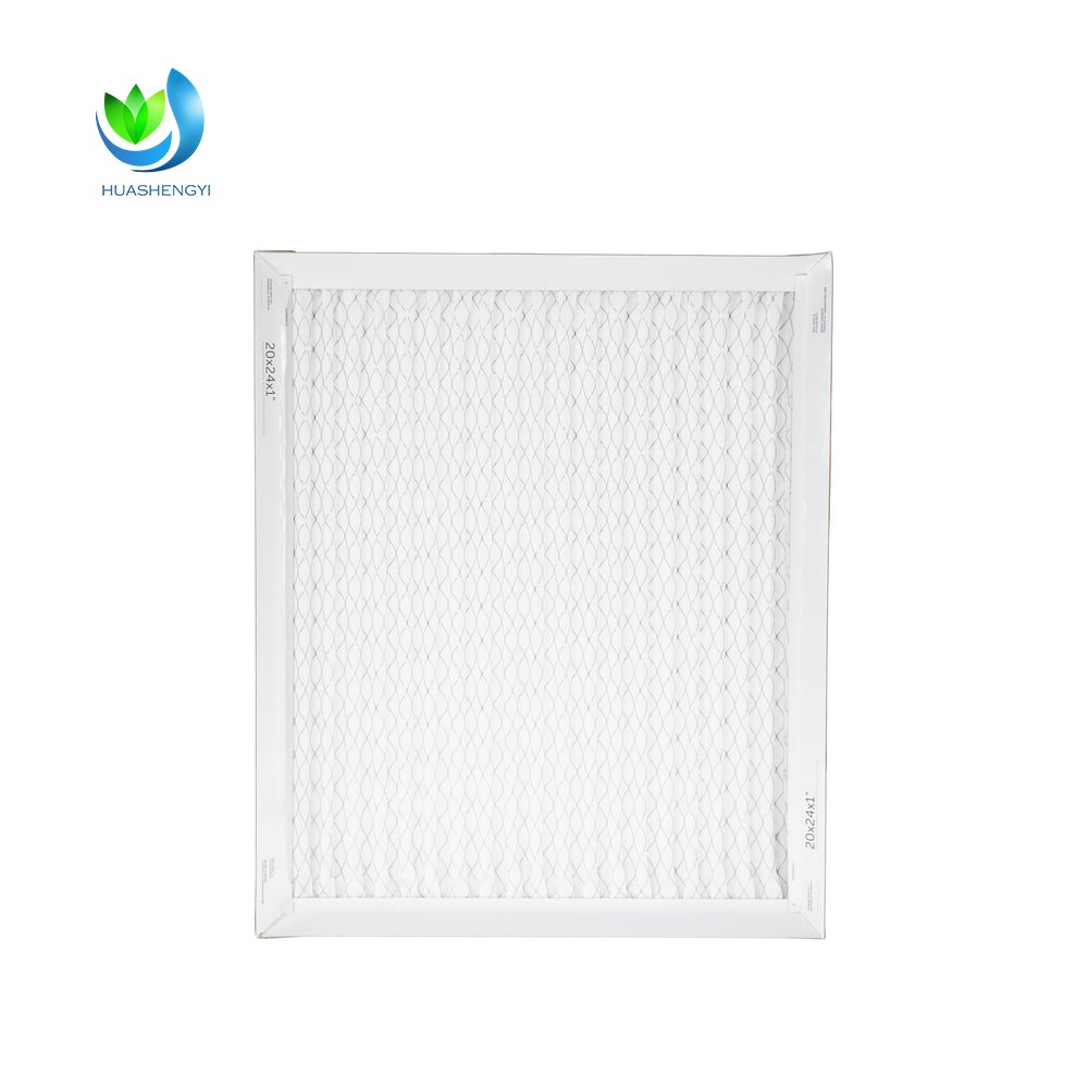 WalsonMedium Efficiency Clean Room HVAC Usage 20X20X1 Air Filter MERV 8 13 Panel Pleated HVAC Ac Furnace Air Filter 20x20x5