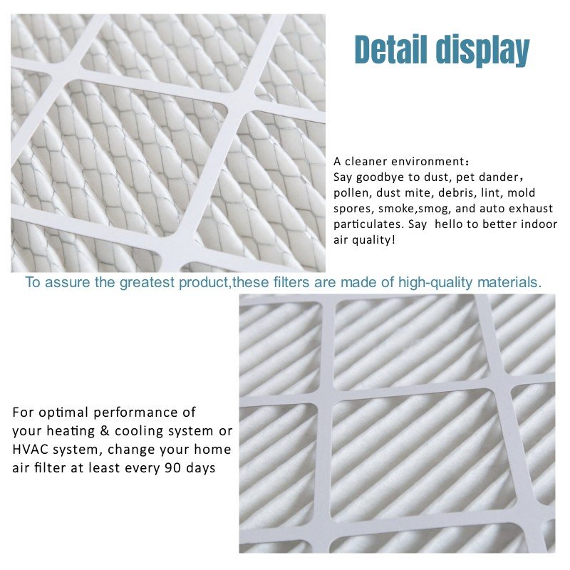 16*25*1 Merv 8 Merv11 Merv 13 Cardboard Frame HVAC Furnace Air Filter