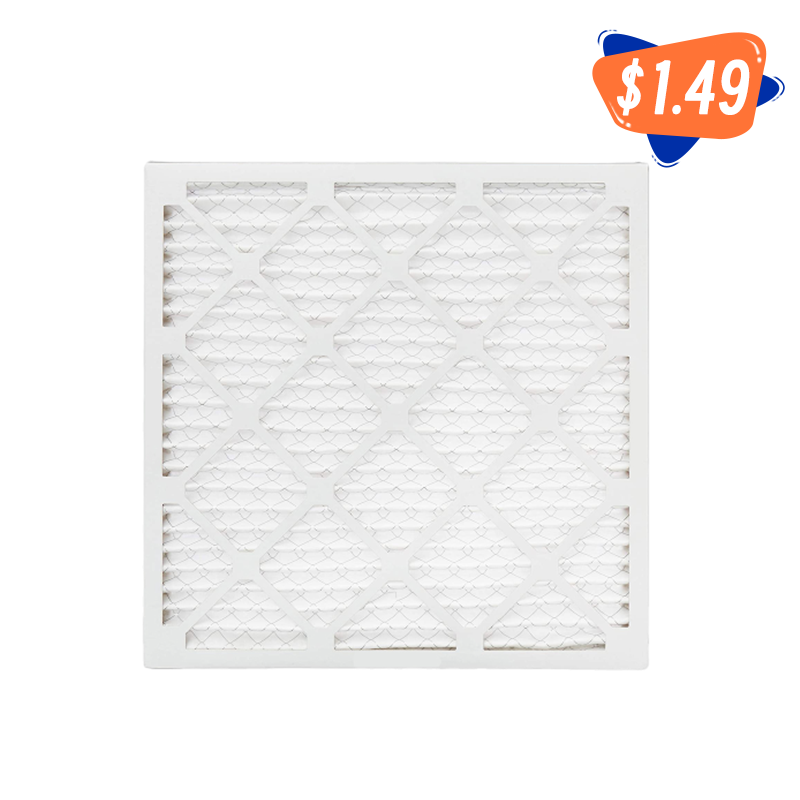 High Quality MERV 8 14 HVAC Air Filter Panel Cardboard Frame Pre-Filter Air Conditioners Home Use Hotels Manufacturing Plants