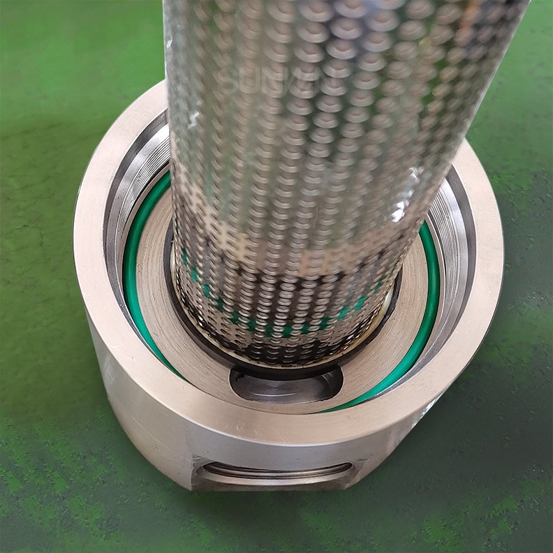 High Pressure air Filters with Design Pressures of up to 80 bar to Remove Water Oil Mist vapor