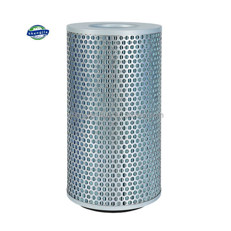 Industrial Gas Turbine Air Compressor Dust Collector Cellulose Fiber Cylinder White Air Filter Cartridge