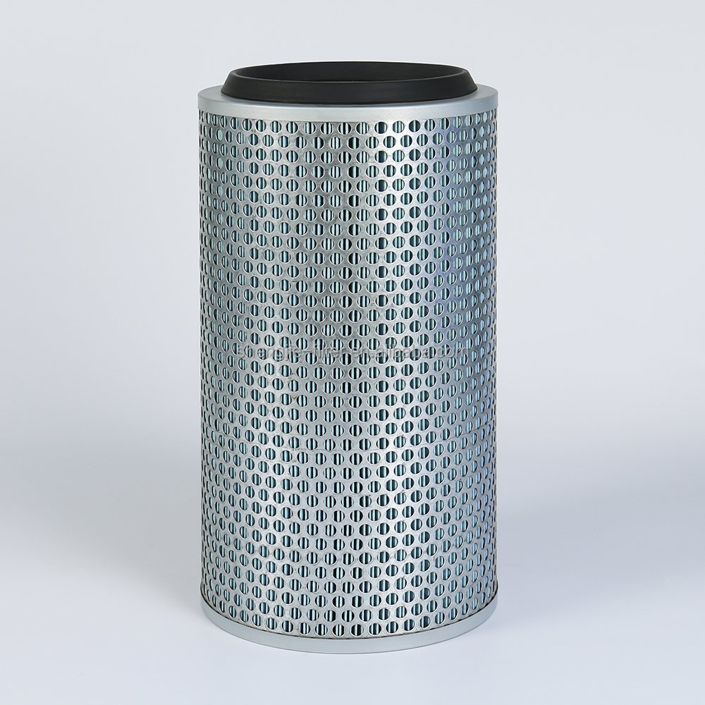 Industrial Gas Turbine Air Compressor Dust Collector Cellulose Fiber Cylinder White Air Filter Cartridge