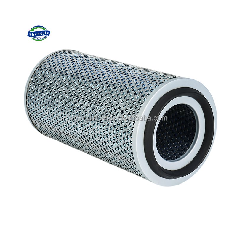Industrial Gas Turbine Air Compressor Dust Collector Cellulose Fiber Cylinder White Air Filter Cartridge
