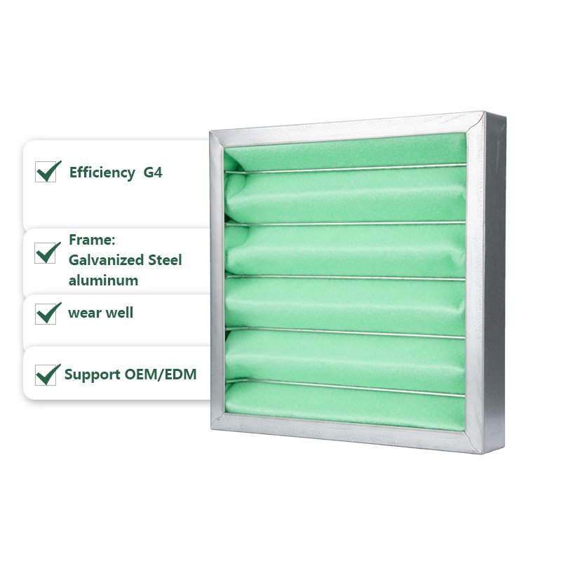 Powerful Manufacturer Factory Customized Size ODM Dust Filter MERV8 G4 Washable Primary Pleated Pre Filter Hvac