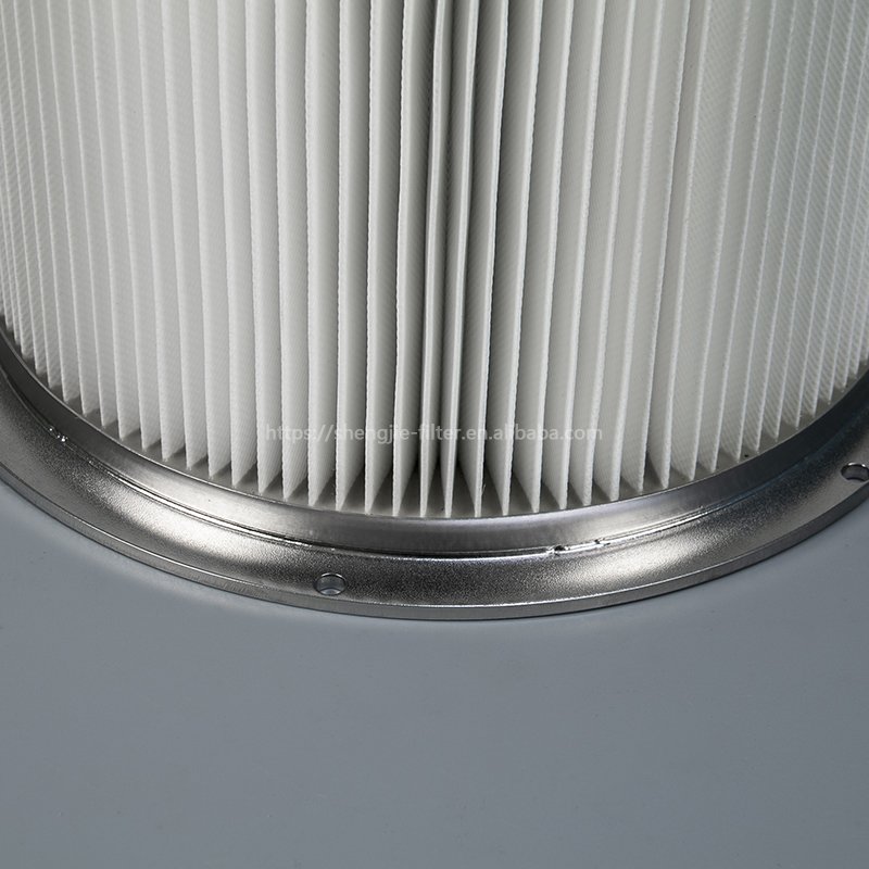 Flange Type Stainless Steel Dust Removal Filter Industrial Dust Fume Mist Collector Oval Filter Cartridge Air Filter