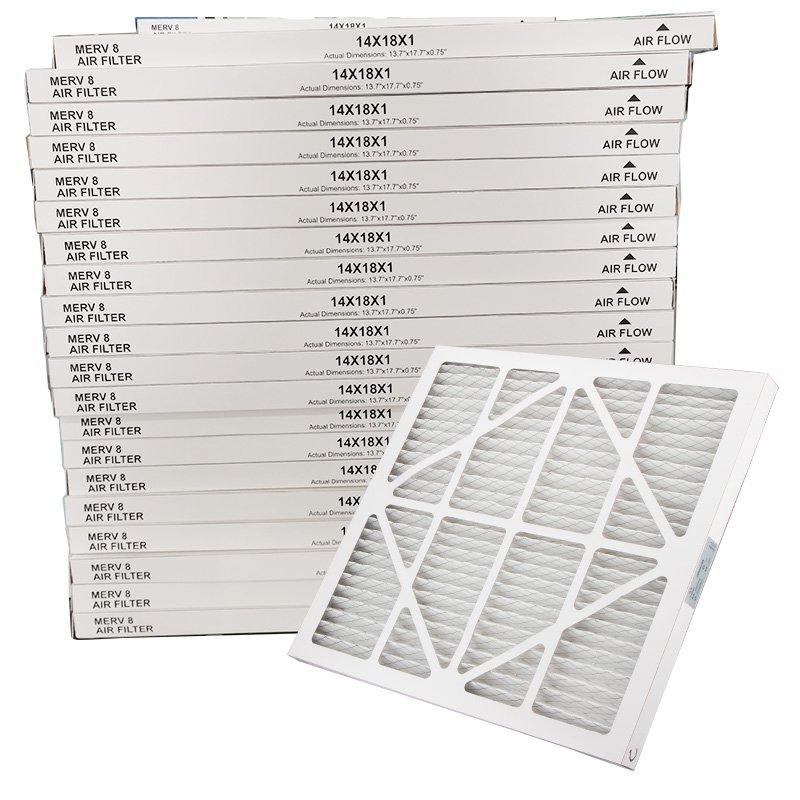 DTAF Factory ISO14001 Pre-Air Filter Merv 8 11 13 Home AC Furnace Filter OEM/ODM Box Construction New Restaurant Home Use
