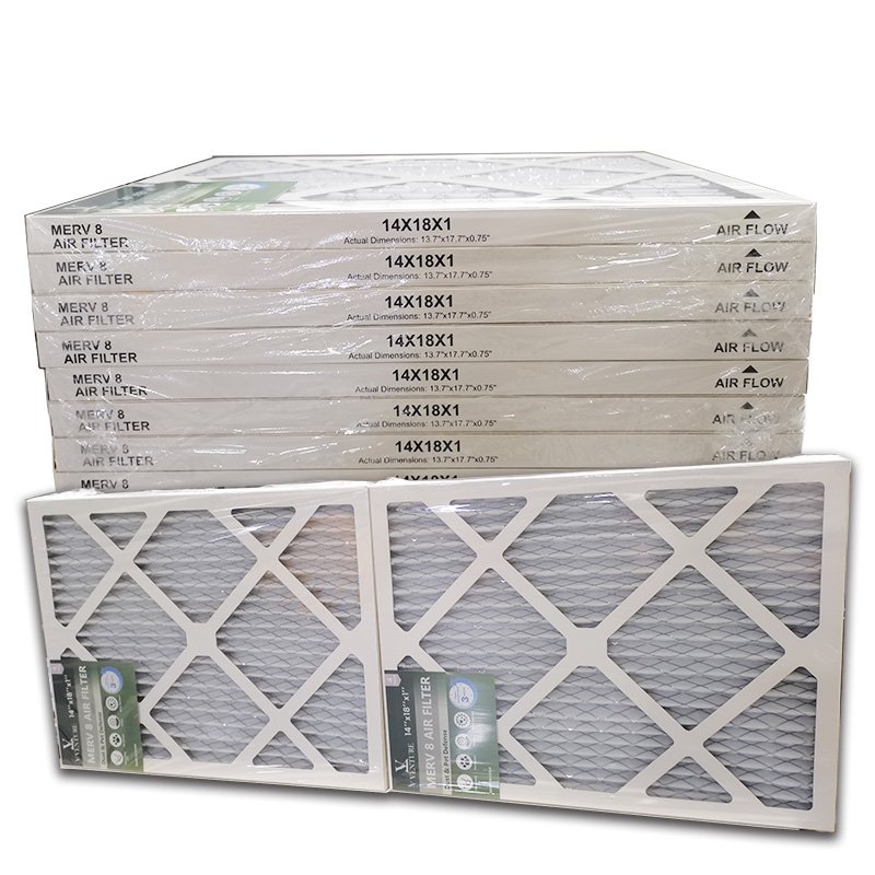 DTAF Factory ISO14001 Pre-Air Filter Merv 8 11 13 Home AC Furnace Filter OEM/ODM Box Construction New Restaurant Home Use