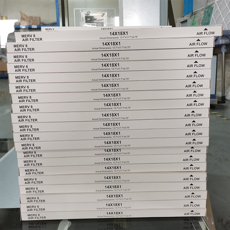 DTAF Factory ISO14001 Pre-Air Filter Merv 8 11 13 Home AC Furnace Filter OEM/ODM Box Construction New Restaurant Home Use