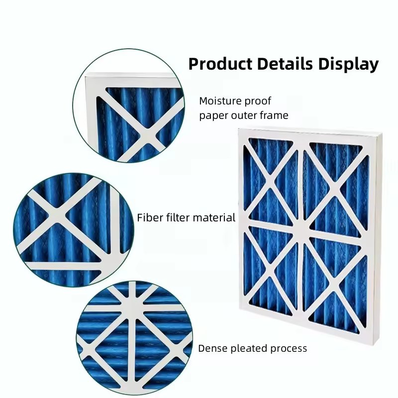 Lowest Price Home Ventilation Air Filter Pleated Merv12 Merv13 Hvac Filter Replacement Furnace Air Filter