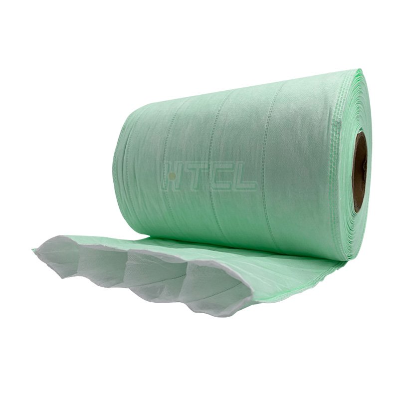 Factory Outlet Non Woven Fabric Synthetic Fiber Pocket Bag Air Filter Media Air Filter Raw Material for Industries