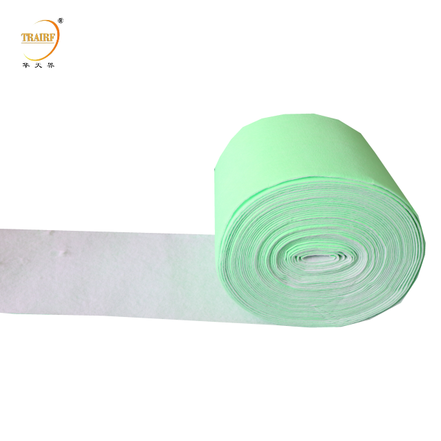 Pre-Efficiency Air Filter Material Roll G4 Cotton Media Roll Synthetic Fiber Media for Air Filtration for Industrial