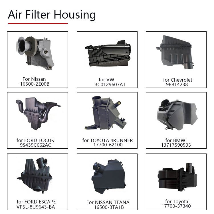 Car Plastic Air Filter Housing Air Cleaner Box for Hyundai Toyota Honda Ford Kia Chevrolet Nissan Air Filter Housing Assembly