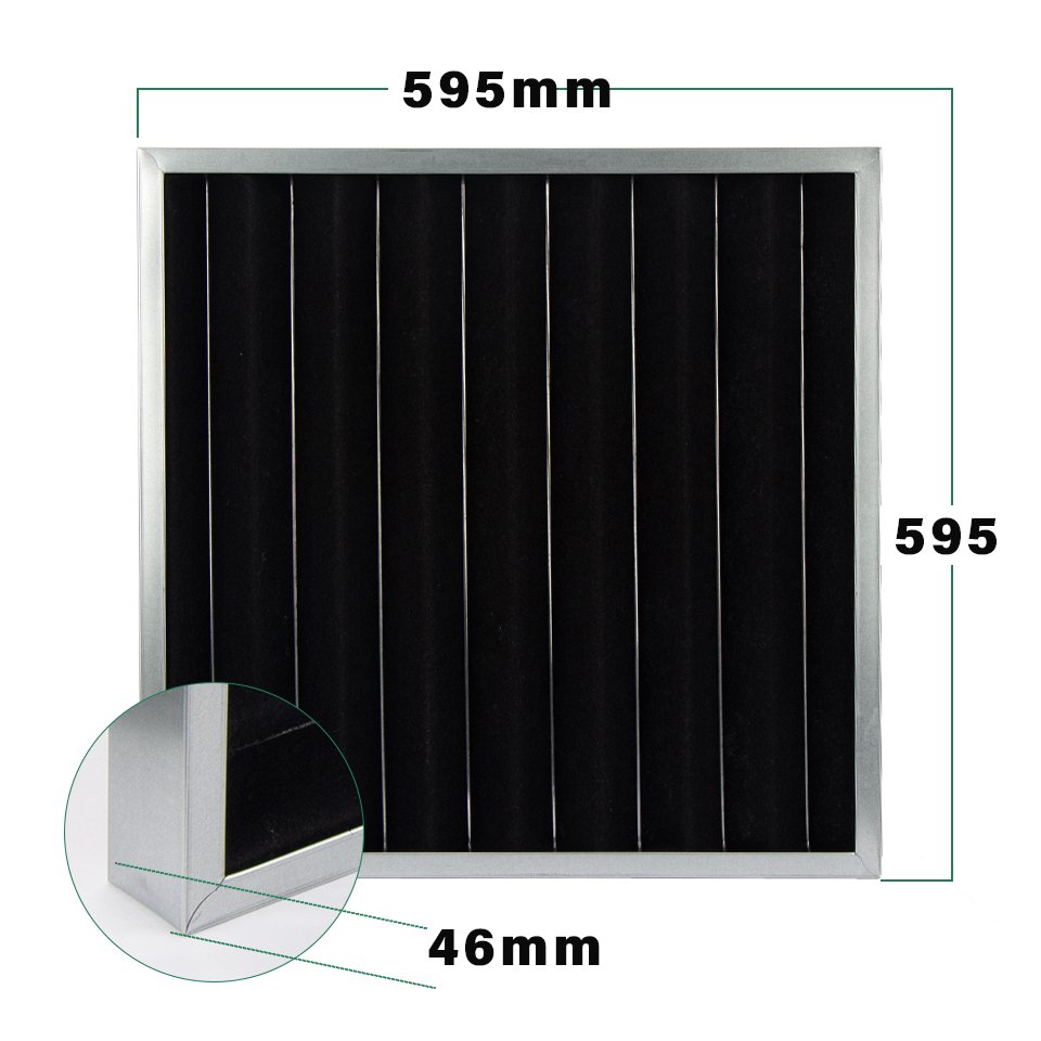 Customized Premium Active Charcoal Primary Filters Panel Filter Odor Removal Low Price Furnace Dust Collection Restaurant