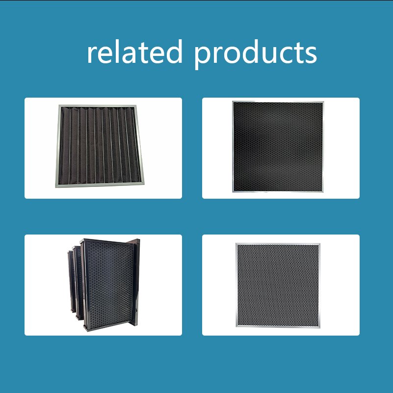 Customized Premium Active Charcoal Primary Filters Panel Filter Odor Removal Low Price Furnace Dust Collection Restaurant