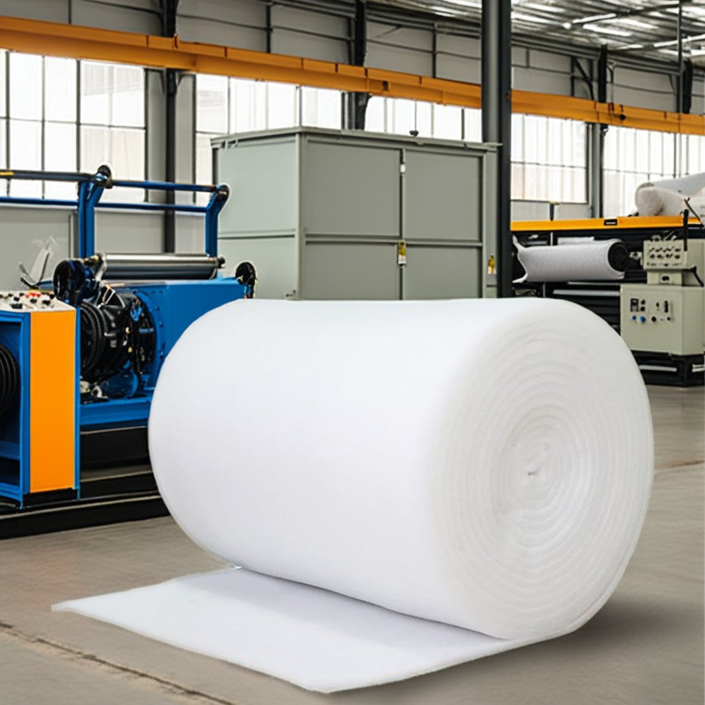 Factory OEM/ODM Polyester Fiber Primary Efficiency Air Filter Cotton Material Roll Pre Filter