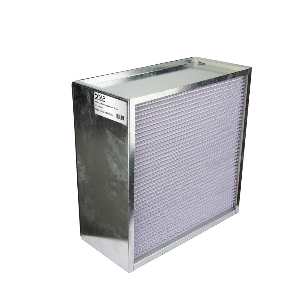 China air Filter Aluminium Frame HEPA Filter H13 Pleated Hepa Filter Temperature Hepa