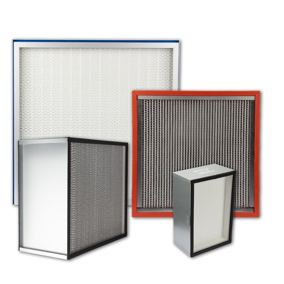H13 HEPA Filters Class 100 H14 Box Filter Medium Grade Dust Filter for Hotels Manufacturing Plants and Industries