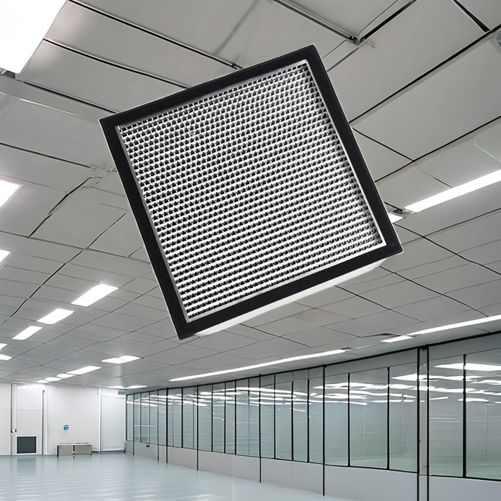 H13 HEPA Filters Class 100 H14 Box Filter Medium Grade Dust Filter for Hotels Manufacturing Plants and Industries
