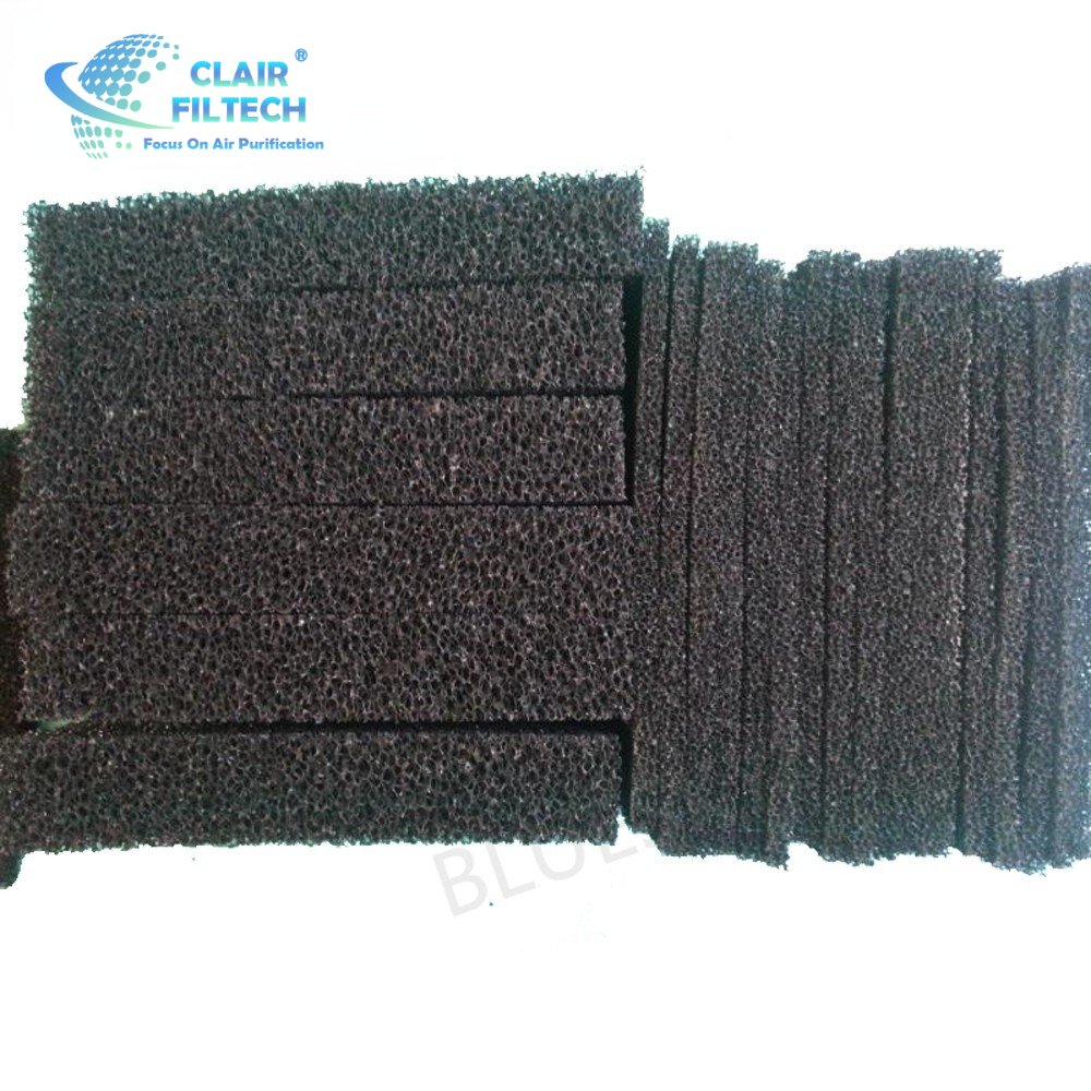 Water Purification Paint Stop Fiber Activated Carbon Sponge Spray Booth Air Filter Filter for Exhaust Gas Filtration Equipment