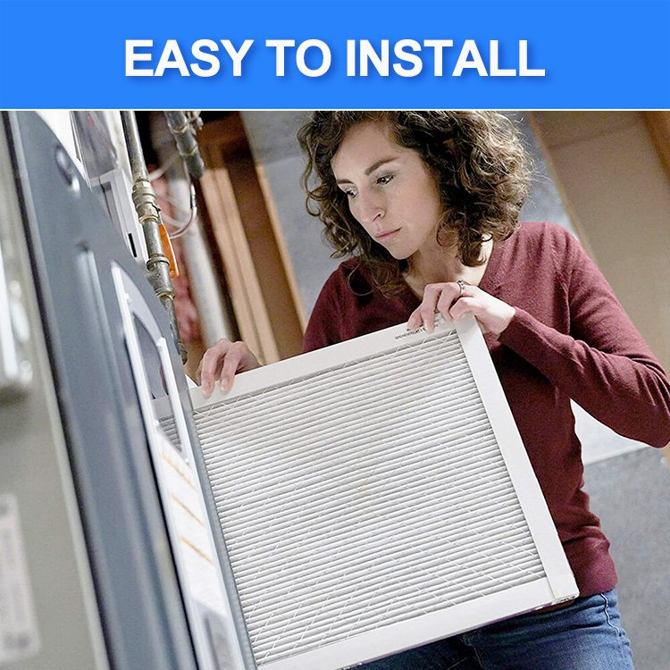 Customized Hot Sale 16x25x1 25x20x1 MERV8 11 Pleated HVAC AC Furnaces Air Filter