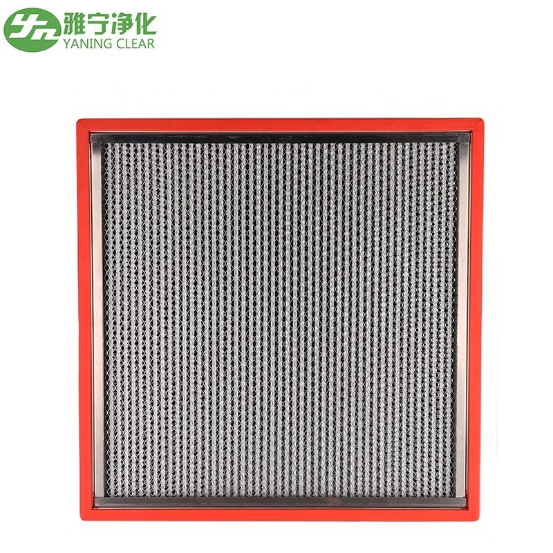 YANING Hot Sale H13 High Temperature Resistant Air Filter High Efficiency Filter Furnace Air Filter