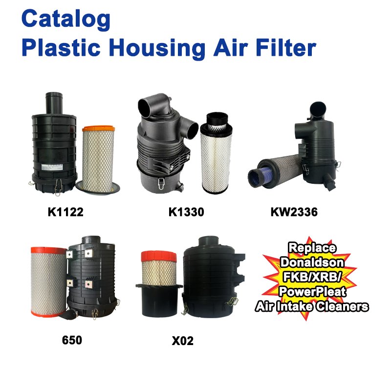 K128*303 Truck Forklift Diesel Engine Air Filtration Plastic Housing Safety Air Filter Assy G065433 K1330 Include Air Filter