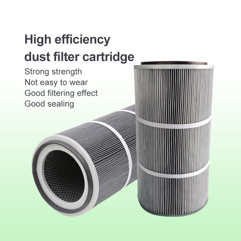 Industrial air Filter Dust Cartridge Collector Filter Aluminum Film Polyester Fiber Filter