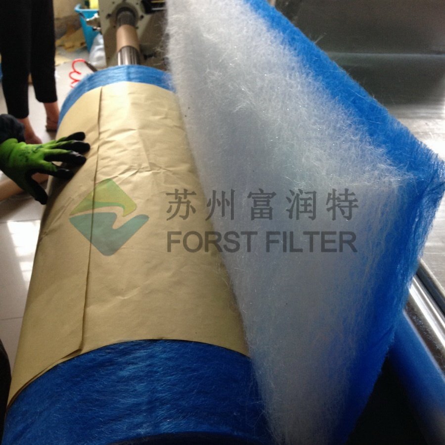 Auto Paint Stop Air Filter Spray Booth Fiberglass Media Floor Filter Rolls