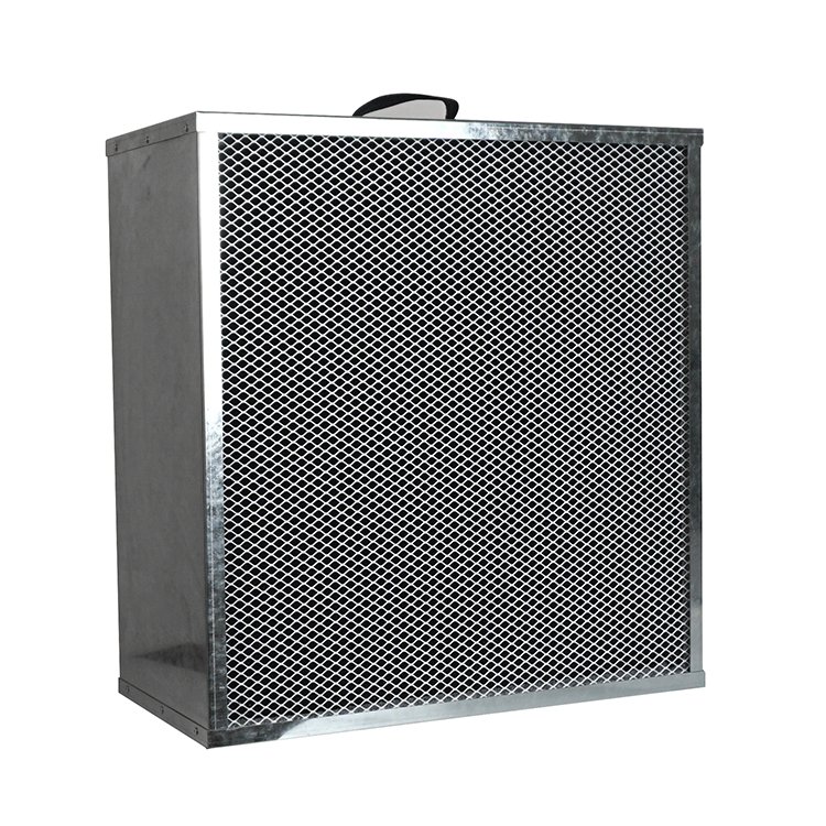 Industrial H13 H14 Activated Carbon Hepa Composed Air Filter Panel Pleated Filter