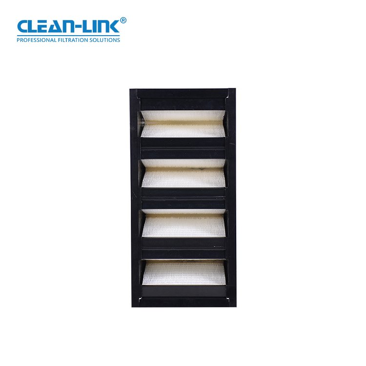 H13 Hepa Filters H14 Cleanroom Plastic Frame V-bank Combined Hepa air Filter