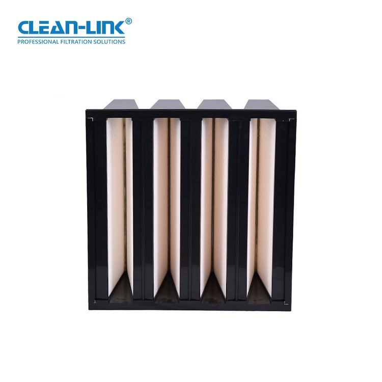 H13 Hepa Filters H14 Cleanroom Plastic Frame V-bank Combined Hepa air Filter