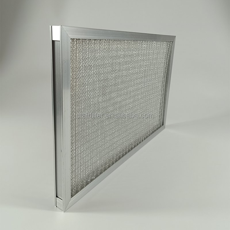 Aluminium Wire Mesh Pre-filter Washable Air Filter Mini Metal Frame Air Filter for Air Conditioning
