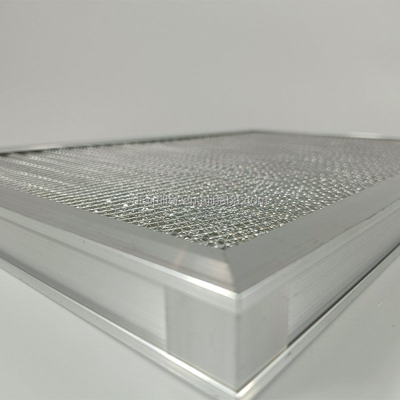 Aluminium Wire Mesh Pre-filter Washable Air Filter Mini Metal Frame Air Filter for Air Conditioning