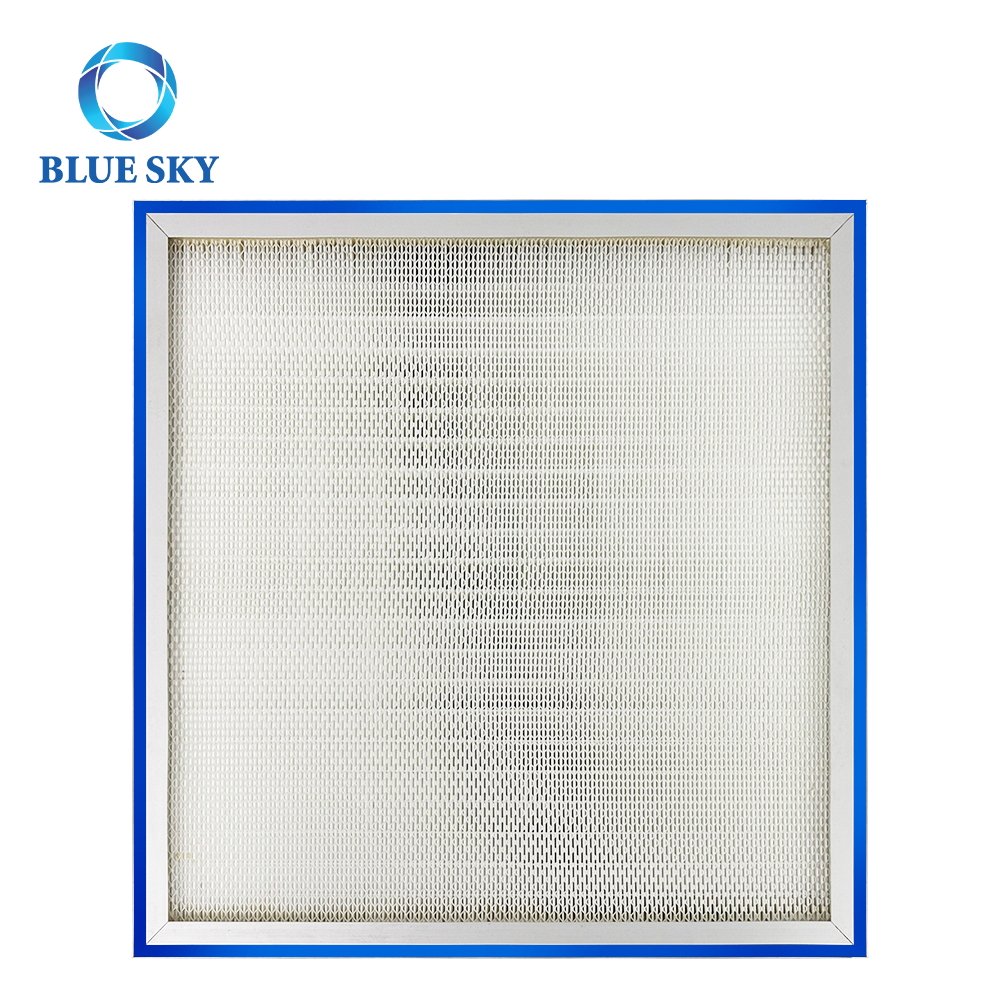630x630x90mm Stainless Steel Frame Liquid Tank Gel Gasket High Efficiency HEPA H13 H14 HVAC Air Filter