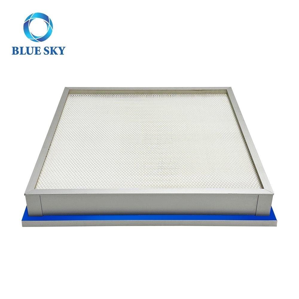 630x630x90mm Stainless Steel Frame Liquid Tank Gel Gasket High Efficiency HEPA H13 H14 HVAC Air Filter