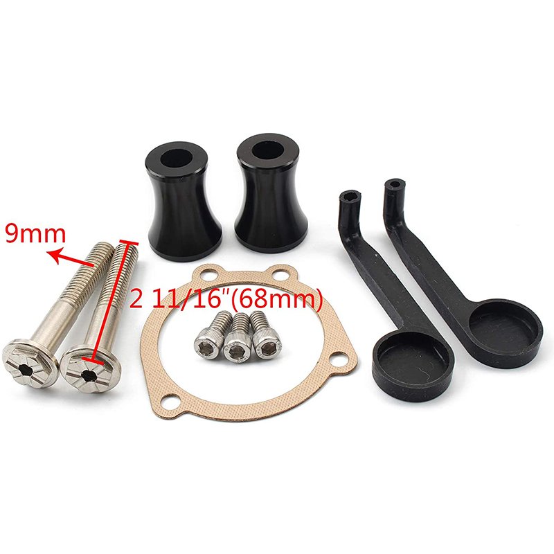 Motorcycle Air Filter Turbine Spike Intake Air Cleaner Filter System for Harley Softail Dyna Touring Road Glide