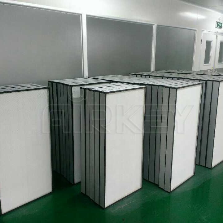 Cleanroom Replacement Air Filter Hepa Filter H14 Mini Pleat