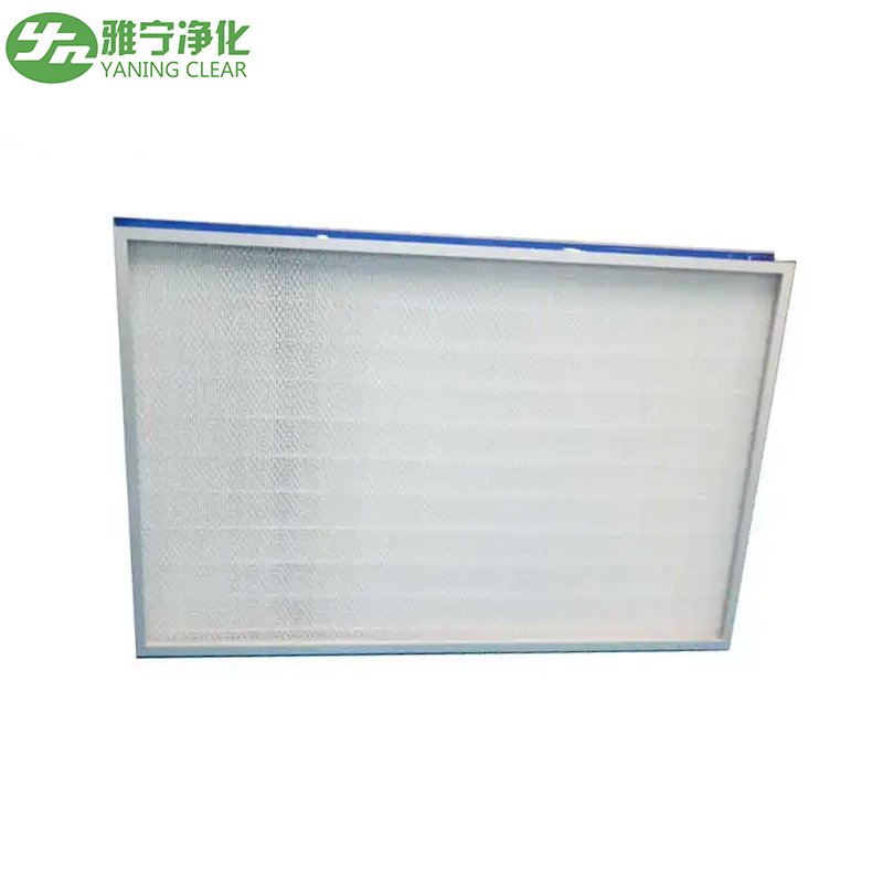 Customized Air Filter H13 H14 Mini Pleated 2x4ft HEPA Filter for FFU Replacement