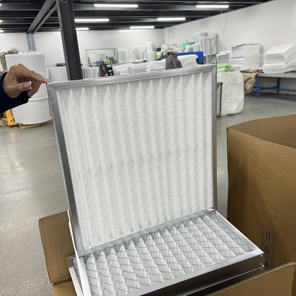 Manufacturer of Washable Air Filters G3 G4 Primary Pleated Folding Aluminum Mesh Custom Housing Industrial Air Filters